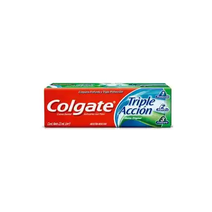 COLGATE Pasta Dental Colgate Triple Accion 22 Ml | SKU: PAD-C-0017 | Caja x 12 docenas